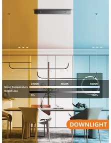 Immax NEO 07226L - LED Dimmelhető csillár zsinóron PATTINI LED/53W/230V Tuya + távirányító