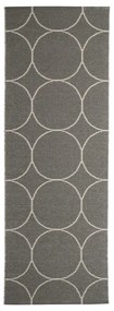 Sötétszürke kültéri-beltéri futószőnyeg 70x200 cm Boo Charcoal Linen – Pappelina