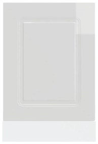 mosogatógép panel Kalmar magasfényű fehér 45x1,5x67 cm