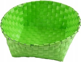 Fonott Ovális Kosár 25x10 cm Színkeverék Díszítő Tároló Boho Stílusban