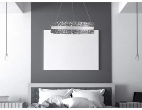 LED állítható fényerejű csillár kábellel LED/80W/230V 3000-6500K fehér + DO