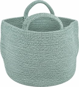 Tárolókosár fogantyúkkal COTTON HAVEN 35x35 cm - több színben Termék színe: Růžovohnědá