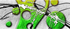 Absztrakt kép (120x50 cm)