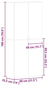 Cipőszekrény Beton szürke Szerelt fa Cipőszekrény Négyszögletes