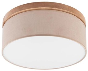 Brilagi Brilagi - LED mennyezeti lámpa BELLADONNA 2xE27/15W/230V, 40 cm, bézs/dub BG0511
