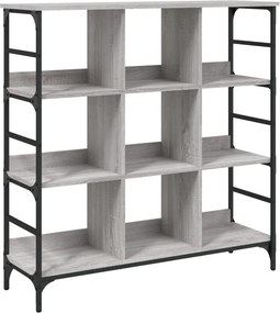 vidaXL szürke sonoma színű szerelt fa tálalószekrény 102x32x103,5 cm