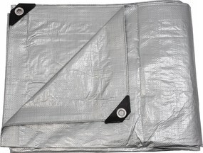 Ponyva 3x4m Erősített Ezüst Erős vastag takaró vízálló bútor