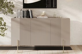 Malmi komód-szekrény 2D3SZ - 150 cm - kasmír / krém fehér