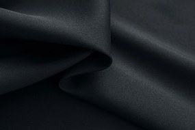 OXFORD fekete függöny 140x250 cm Felfüggesztés: Hullámos sínszalag