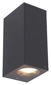 Okos fali lámpa szürke műanyagból, 2 Wifi GU10-zel - Baleno