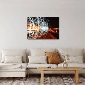A fényhullámok képe (70x50 cm)