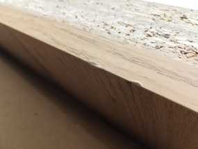 AKCIÓ Étkezőasztal MADO fekete, tölgyre emlékeztető dekorral, 120x80 cm II. osztály