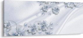 Kép - Virágos dizájn (120x50 cm)