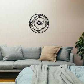 Enzoclock fém falióra, 48×48 cm – S027