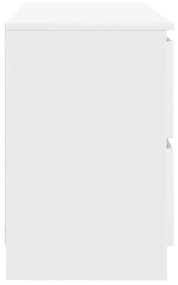 fehér szerelt fa TV-szekrény 100x35x54 cm