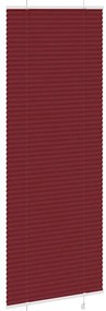 pliszírozott redőny Bordeaux piros 80x200 cm szövetszélesség