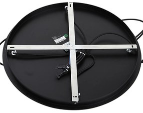 Modern függőlámpa fekete füstüveggel - Jia