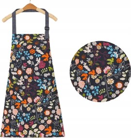 Új, etnikai stílusú, foltálló konyhai kötény, pamut anyagból