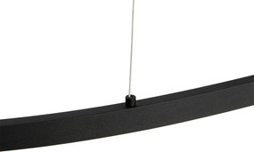 Design lógólámpa fekete ovális, beépített LED-del, 3 fokozatban szabályozható - Ovallo