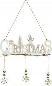 Függő dekoráció Christmas 29,5 cm fa