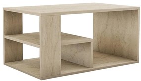 JELIO bézs márványhatású dohányzóasztal