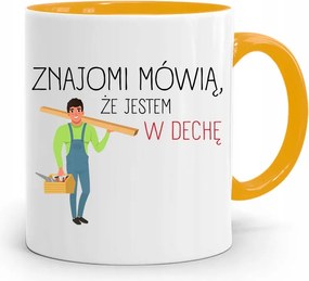 Sárga Bögre Ajándék Asztalosnak Lélegzetelállító Vagyok fényképes nyomattal