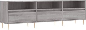 vidaXL szürke sonoma színű szerelt fa TV-szekrény 150x30x44,5 cm