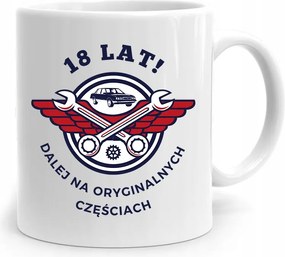 Bögre Tökéletes Ajándék Születésnapra 18 18-es 18-as évek fotónyomtatással