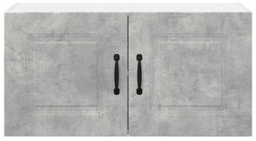 Fali konyhaszekrény Beton Szürke 80 x 31 x 40 cm Faanyag