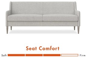 Szürke kanapé 190 cm Virginia - CosmoLiving by Cosmopolitan