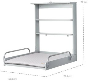 Zöld-szürke függő pelenkázó Roba style - Roba