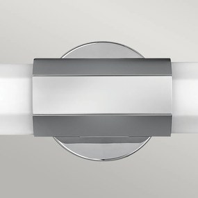 Quintiesse modern fürdőszobai lámpa facet opál csiszolt króm elsqnfacetled2pcbath IP44