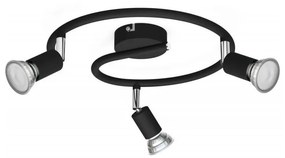 Philips Philips - Spotlámpa LIMBALI 3xGU10/50W/230V fekete P5844