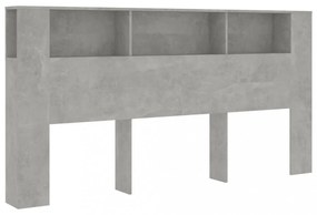 betonszürke áthidaló szekrény 200x18,5x104,5 cm
