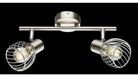 Globo 54809-2 - Spotlámpa TEXAS 2xE14/40W/230V matt króm