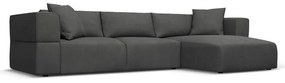 Sötétszürke sarokkanapé (jobb oldali) Esther – Milo Casa