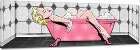 Festmények 150x50 Marylin Monroe a kádban