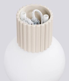 Krémszínű fali lámpa ø 12 cm Orbital – Sollux