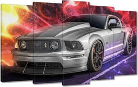 Vászonkép 100x60 Nyolchengeres Mustang