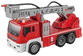 City Rescue Spray Tűzoltóautó Hang És Fény Építőipari Kamion Tűzoltóautó Játék Teherautó 360 Fokban Forgatható Tűzoltó Létrával