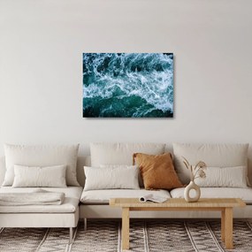 Üveg kép - Óceáni hullámok (70x50 cm)