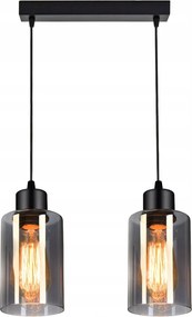 Függő lámpa Csillár Plafon Üveg Led Csövek