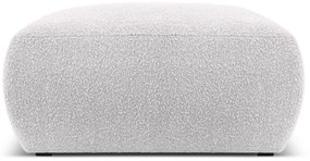 Világosszürke buklé puff Molino – Micadoni Home