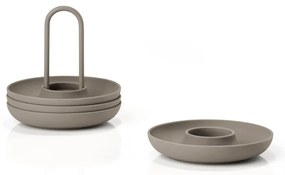 Fém lágytojás tartó szett 4 db-os Singles – Zone