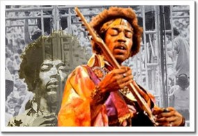 Poszterek keretben 60x40 Jimi Hendrix