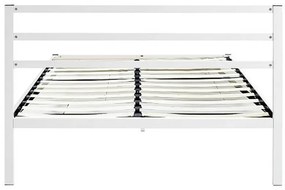 Bella fém ágykeret ajándék ágyráccsal, több méretben és színben-Fehér 160x200 cm-es-fehér