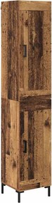 vidaXL Magasfiú Öreg fa 34,5 x 34 x 180 cm Faanyag
