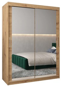 Ruhásszekrény 150 cm Toki 3 (artisan tölgy + artisan tölgy). 1065079