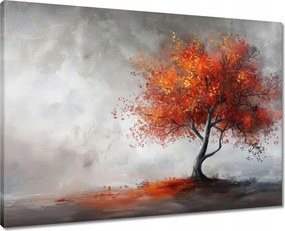 Vászonkép 70x50 Fa tüzes színekben