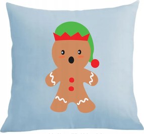 Párna párnahuzat karácsonyi mintás mézeskalács karácsony